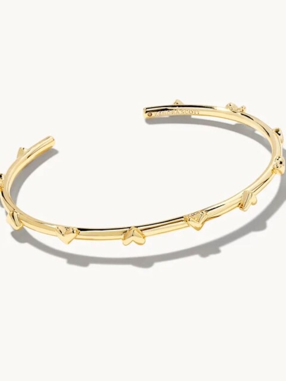 Kendra Scott Haven Heart Cuff Bracelet Gold